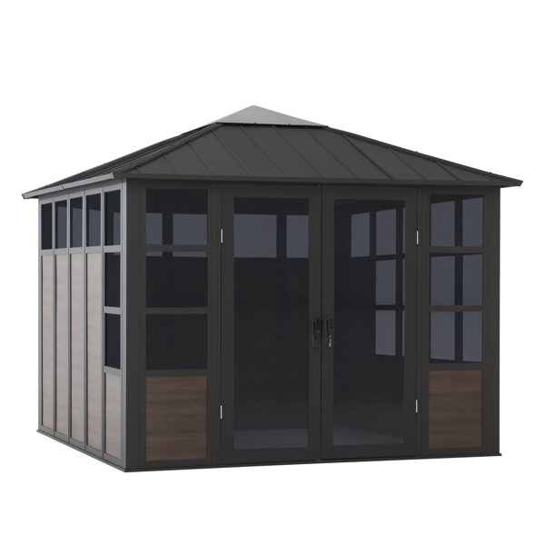 Sol 72 Outdoor™ Brookins 11 Ft. W x 11 FT. D Steel Patio Gazebo